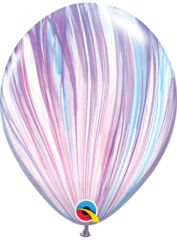 Balões de Látex Marmorizado Fashion – 5 unidades