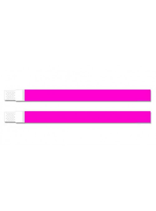 Pulseira para Eventos Rosa Neon 24,5cm Silver Festas 40 Unidades