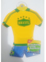 Mini Uniforme Brasil para Pendurar Torcida Brasileira