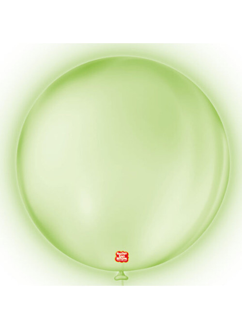 Balão de Látex Verde Neon 5 Polegadas 13cm São Roque 25 Unidades