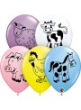 Balões De Látex Animais da Fazenda - 10 Unidades