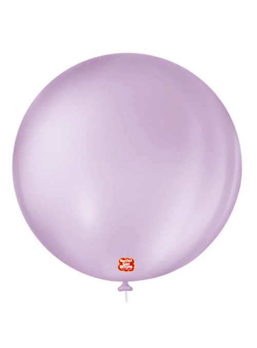 Balão de Látex Lilás Baby 5 Polegadas 13cm São Roque 50 Unidades