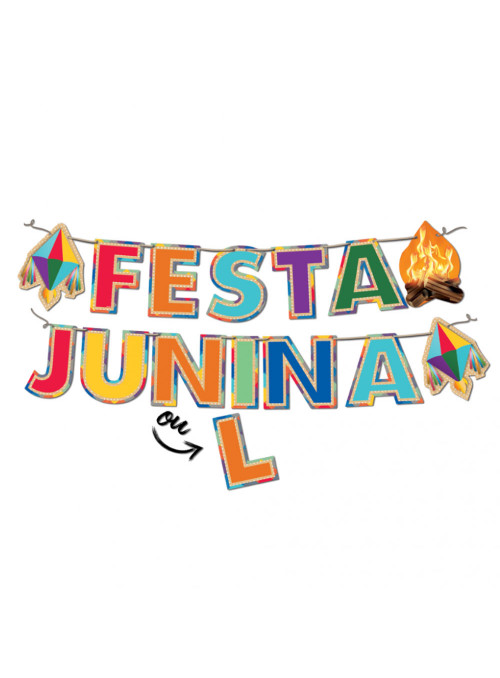 Faixa Decorativa Festa Junina ou Julina Festcolor