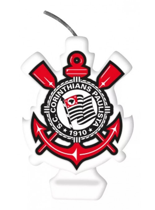 Vela de Aniversário Futebol Corinthians Festcolor