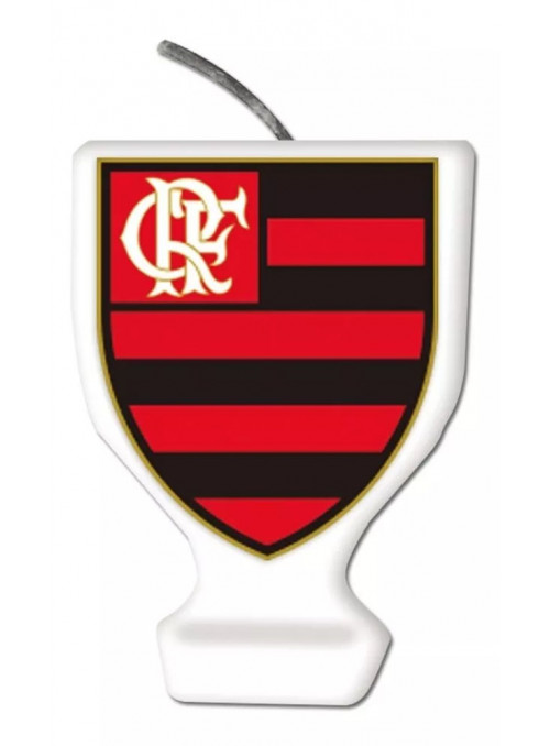 Vela de Aniversário Futebol Flamengo Festcolor