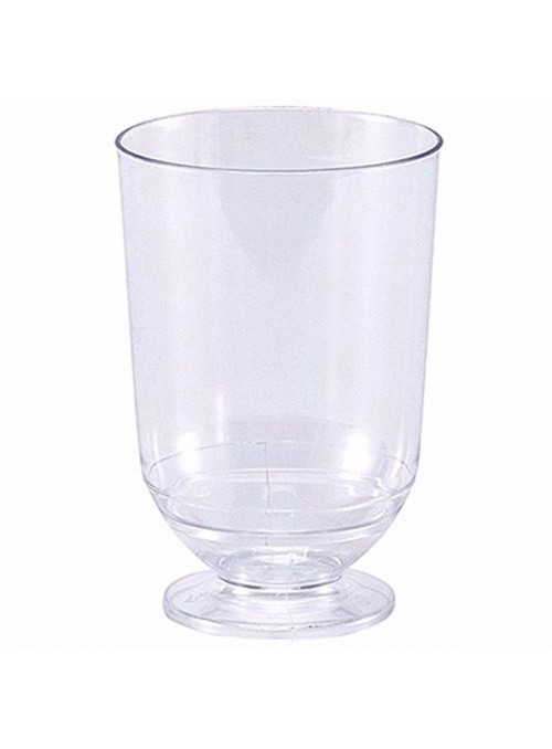 Mini Taça de Plástico Transparente Brigadeiro 50ml Extra Forte Junco 10 Unidades