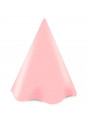 Chapéu de Aniversário Papel Rosa Pastel Candy Colors Junco 8 Unidades