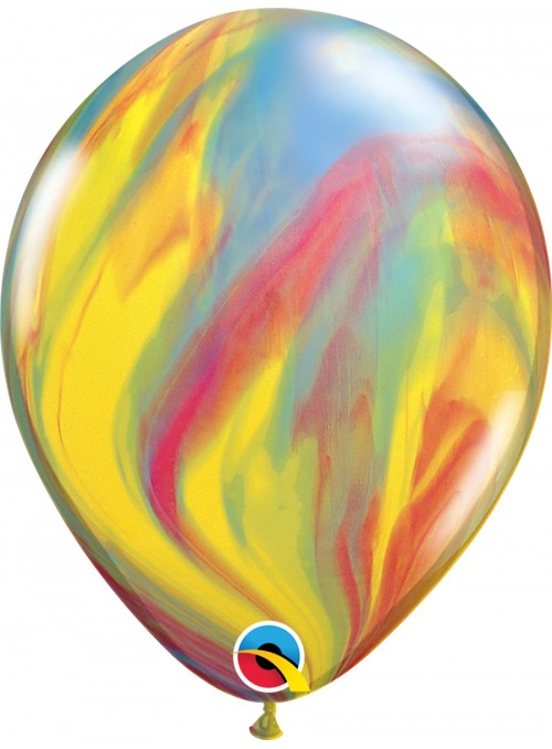 Balões De Látex Marmorizado Tradicional - 5 Unidades