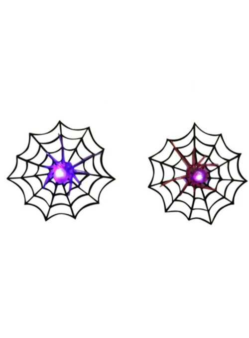 Teia de Aranha Luminosa com Led Halloween Decoração Bazar