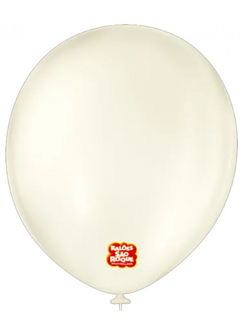 Balão de Látex Amarelo Candy Pastel 16 Polegadas 40cm São Roque 10 Unidades
