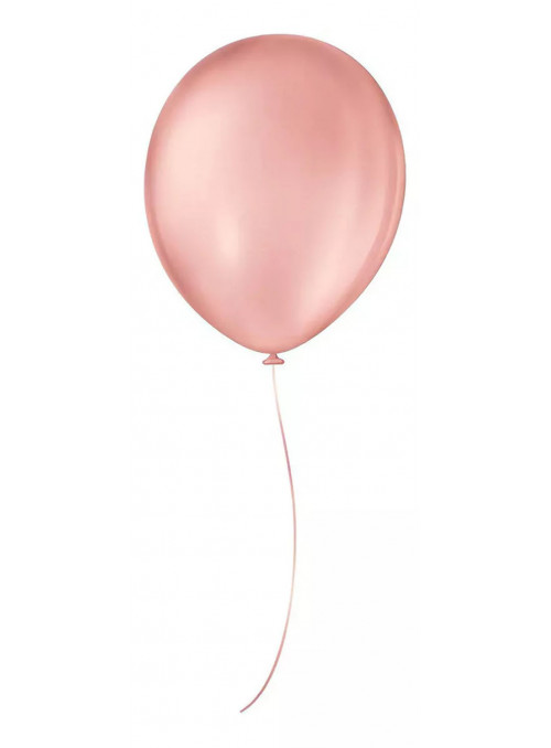 Balão de Látex Rose 11 Polegadas 28cm São Roque 25 Unidades