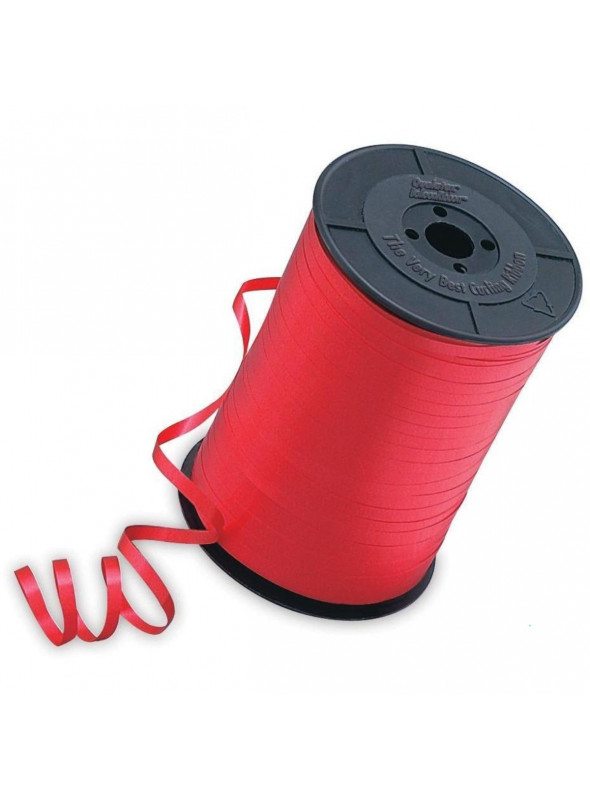 Fitilho de Plástico para Balões Vermelho 5mmx200m