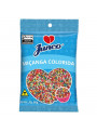 Miçanga Colorida Confeitos para Doces Aniversário Junco 50g