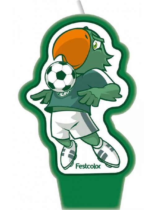Vela de Aniversário Time Palmeiras Futebol 9cm Festcolor