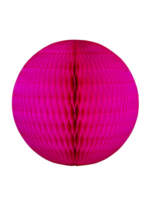 Globo de Seda Decorativo Rosa Pink Tamanho G 24cm Mesa Festa