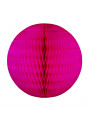 Globo de Seda Decorativo Rosa Pink Tamanho G 24cm Mesa Festa