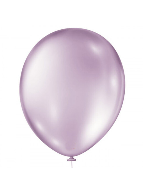 Balão de Látex Lilás Perolado 11 Polegadas 28cm São Roque 25 Unidades