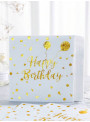 Guardanapo de Papel Happy Birthday Dourado 33 x 33 20 Unidades