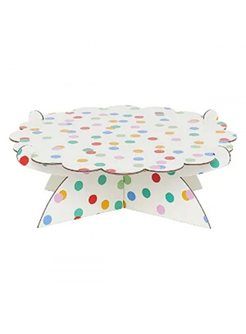 Boleira Desmontável Reutilizável Daisy Confete 24cm Mesa Festa