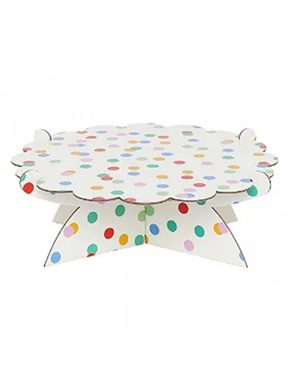 Boleira Desmontável Reutilizável Daisy Confete 24cm Mesa Festa