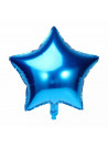 Balão Metalizado Estrela Azul 20 Polegadas 50cm Flexmetal