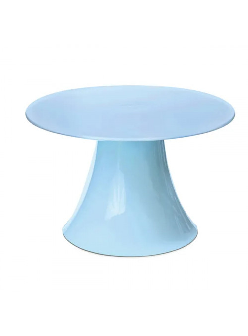 Boleira para Doces Bailarina Requinte Azul Claro 29cm Cromus