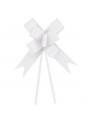 Laço Pronto Liso Branco Embalagem Presente 2,2cm x 42cm 10 Unidades