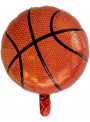 Balão Metalizado Bola de Basquete 17 Polegadas 43cm Flutua Gás Hélio