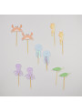 Toppers Para Cupcake E Doces Fundo Do Mar 10un Tem Festejo