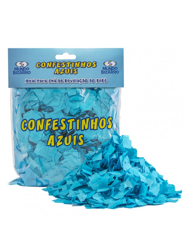 Confetes Azul