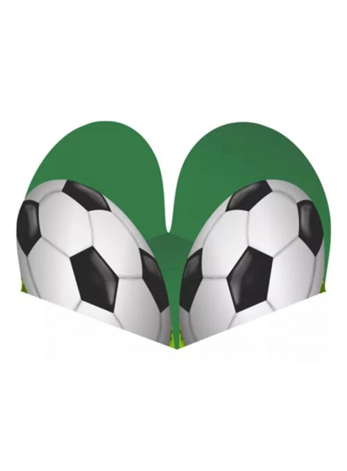 Porta Forminhas para Doces Festa Futebol 40 Unidades Junco