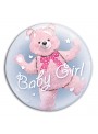 Balão Bubble Duplo Ursinho Baby Girl – 1 unidade