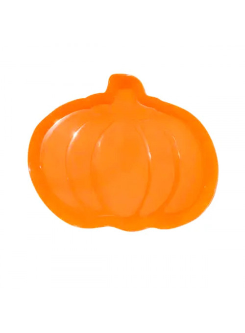 Bandeja Decorativa Abóbora Laranja Halloween 40x30cm