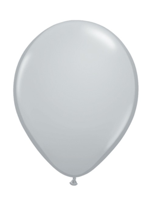 Balões de Látex Cinza 11 Polegadas – 10 unidades