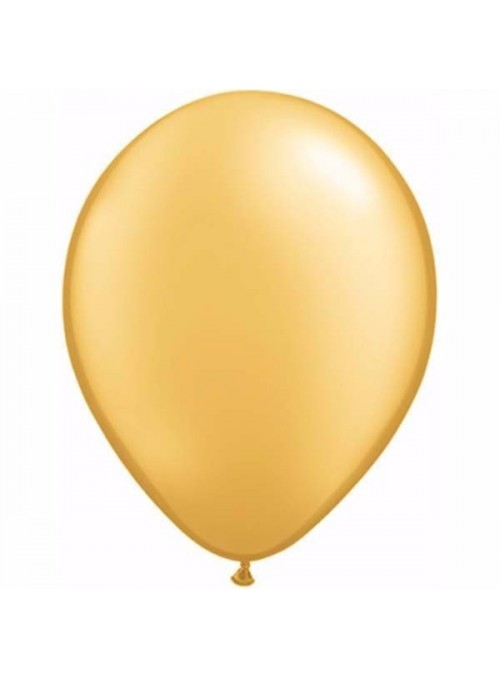 Balões de Látex Ouro 11 Polegadas – 10 unidades