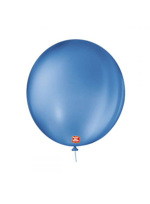 Balão de Látex Redondo Azul Cobalto 9 Polegadas 23cm 50 Unidades São Roque