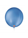 Balão de Látex Redondo Azul Cobalto 9 Polegadas 23cm 50 Unidades São Roque