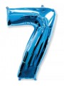 Balão Metalizado Azul Número 7 – 1 unidade